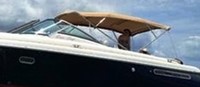 Photo of Chris Craft Corsair 36 Heritage Edition, 2008: Bimini Top, viewed from Port Side 