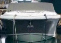 Photo of Chris Craft Corsair 36, 2008: Cockpit Cover, Front 