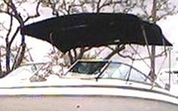 Photo of Cobalt 262, 2002: Bimini Top black, viewed from Port Front 