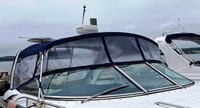 Photo of Cobalt 360, 2004: Bimini Top, Visor, Side Curtains, viewed from Starboard Front 
