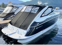 Photo of Cobalt 360, 2005: Bimini Side Curtains, Aft Sunshade Top, Sunshade Top Enclosure Curtains, viewed from Starboard Rear 