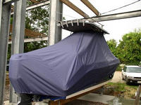 Photo of Cobia® 236CC 20xx T-Top Boat-Cover, Rear 335 