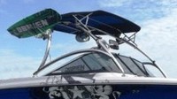 Photo of Correct Craft Super Air Nautique 210 Tower, 2008: Titan 2 Polishd Stainless Steel Tower Tower Top, viewed from Starboard Front 