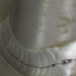 Cracked Aluminum Pipe Weld