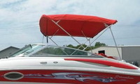 Photo of Crownline 220 EX, 2005: Bimini Top, viewed from Port Side 