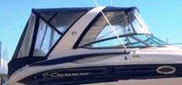 Crownline® 250 CR Arch Bimini-Top-Canvas-Zippered-OEM-T0.6™ Factory Bimini Replacement CANVAS (NO frame) with Zippers for OEM front Connector and Curtains (Not included), OEM (Original Equipment Manufacturer)
