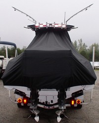 Photo of Donzi 32 ZF Open 20xx T-Top Boat-Cover, Rear 