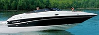 Photo of Ebbtide 2700 SS Cuddy Bow Rider, 2008: (Factory OEM website photo), viewed from Starboard Side 