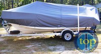 Photo of Edgewater 185CC 19xx Boat-Cover LCC, viewed from Port Side 