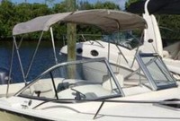 Photo of Edgewater 205EX, 2005: Bimini Top, viewed from Starboard Front 