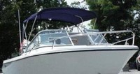 Edgewater® 205EX Bimini-Top-Canvas-Zippered-OEM-T2™ Factory Bimini Replacement CANVAS (NO frame) with Zippers for OEM front Connector and Curtains (Not included), OEM (Original Equipment Manufacturer)