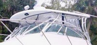 Photo of Edgewater 265 Express, 2003: Factory OEM Hard-Top Hard-Top, Connector, Side Curtains, viewed from Port Front 