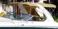 Photo of Formula 280 SS Arch, 2004: Arch Bimini Top, Camper Top, viewed from Port Front 