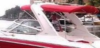 Photo of Formula 280 SS Arch, 2006: Arch Bimini Top, Camper Top, viewed from Port Rear 
