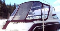 Formula® 280 SS Arch Camper-Top-Side-Curtains-OEM-T3™ Pair Factory Camper SIDE CURTAINS (Port and Starboard sides) with Eisenglass window(s) zip to OEM Camper Top and Aft Curtains (not included), OEM (Original Equipment Manufacturer)