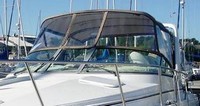 Photo of Formula 31 PC, 1999: Bimini Top, Front Connector, Side Curtains, Camper Top, Camper Side and Aft Curtains, viewed from Port Front 