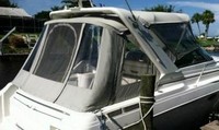 Photo of Formula 31 PC, 2001: Bimini, Front Connector, Side Curtains, Camper Top, Camper Side and Aft Curtains, viewed from Starboard Rear 
