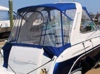 Photo of Formula 31 PC, 2007: Bimini Top, Connector, Side Curtains, Camper Top, Camper Side and Aft Curtains, viewed from Starboard Rear 