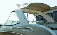 Photo of Formula 310 SS Arch, 2012: Bimini Top, Camper Top, viewed from Port Rear 
