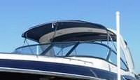 Photo of Formula 330 CBR Arch, 2016: Factory Arch Bimini Top, Camper Top, viewed from Port Front closeup 