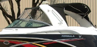 Photo of Formula 350 Sun Sport, 2008: Bimini Top, Front Connector Camper Top, viewed from Port Rear 