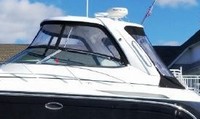 Photo of Formula 37 PC Hard-Top, 2005: Connector, Side Curtains Hard-Top Aft Curtain, viewed from Port Side 