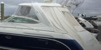 Formula® 37 PC Hard-Top Hard-Top-Aft-Curtain-OEM-T3.5™ Factory Hard Top AFT CURTAIN connects from Hard-Top to Transom, often with Eisenglass window(s), OEM (Original Equipment Manufacturer)