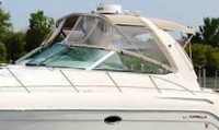 Formula® 37 PC Bimini-Side-Curtains-OEM-T11™ Pair Factory Bimini SIDE CURTAINS (Port and Starboard sides) with Eisenglass windows zips to sides of OEM Bimini-Top (Not included, sold separately), OEM (Original Equipment Manufacturer)