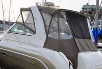 Formula® 40 PC Arch Camper-Top-Canvas-Seamark-OEM-T™ Factory Camper CANVAS (no frame) with zippers for OEM Camper Side and Aft Curtains (not included), SeaMark(r) vinyl-lined Sunbrella(r) fabric (Bimini and other curtains sold separately), OEM (Original Equipment Manufacturer)