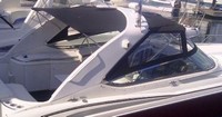 Formula® 400 SS Arch Bimini-Side-Curtains-OEM-T6™ Pair Factory Bimini SIDE CURTAINS (Port and Starboard sides) with Eisenglass windows zips to sides of OEM Bimini-Top (Not included, sold separately), OEM (Original Equipment Manufacturer)