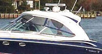 Photo of Formula 400 SS Hard-Top, 2011 Front Connector, Side Curtains, viewed from Port Side 