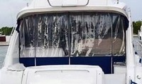 Formula® 45 Hard-Top-Aft-Drop-Curtain-OEM-T7™ Factory AFT DROP CURTAIN to floor with Eisenglass window(s) and Zipper Access for boat with Factory Hard-Top, OEM (Original Equipment Manufacturer)