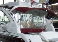 Photo of Formula 45, 2012: Camper Top Hard-Top Aft-Drop-Curtain Aft Inserts, viewed from Port Rear 