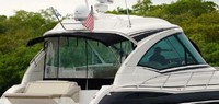 Photo of Formula 45, 2014: Camper Top Hard-Top Aft-Drop-Curtain, viewed from Starboard Rear 