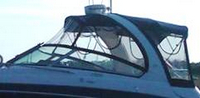 Photo of Four Winns V288 2009: Bimini Top, Front Visor, Side Curtains, Camper Top, Camper Side and Aft Curtains, viewed from Port Side 