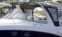 Photo of Four Winns Vista 298, 2004: Bimini Top and Valance, Camper Top and Valance, Camper Side Curtains, viewed from Port Front 