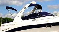 Photo of Four Winns Vista 348, 2003: Bimini Top and Valance, Camper Top in Boot, Cockpit Cover, viewed from Starboard Side 