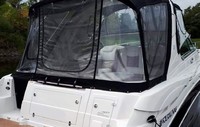 Photo of Four Winns Vista 348, 2006: Bimini Side Curtains, Camper Top, Camper Side and Aft Curtains, viewed from Starboard Rear 
