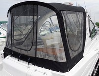 Photo of Four Winns v338 2009: Hard-Top, Side Curtains, Camper Top, Camper Side and Aft Curtains, viewed from Starboard Rear 