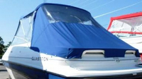 Photo of Glastron GS 229, 2000: Bimini Top, Front Connector, Side Curtains, Aft Curtain, viewed from Port Rear 