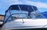 Photo of Glastron GS 229, 2000: Bimini Top, Front Connector, Side Curtains, Aft Curtain, viewed from Starboard Front 