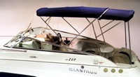 Photo of Glastron GS 259, 2007: Bimini Top, Camper Top, viewed from Port Side 