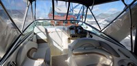 Photo of Glastron GS 259, 2008: Factory Arch Bimini Top, Visor, Side Curtains, Inside 