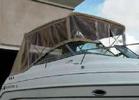 Glastron® GS 279 Bimini-Side-Curtains-OEM-T5™ Pair Factory Bimini SIDE CURTAINS (Port and Starboard sides) with Eisenglass windows zips to sides of OEM Bimini-Top (Not included, sold separately), OEM (Original Equipment Manufacturer)