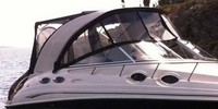 Photo of Glastron GS 289 Arch, 2009: Arch-Aft-Top, Camper Top, Front Connector, Side Curtains, Camper Side and Aft Curtains, viewed from Starboard Front 