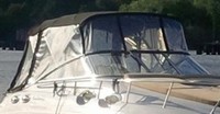 Photo of Glastron GS 289 No Arch, 2014: Bimni Top, Connector, Side Curtains, Camper Top, Camper Side Curtains, viewed from Starboard Front 