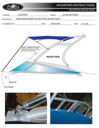 Photo of Glastron GT 205 Tower, 2007: Tower Bimini Top Installation Instructions 