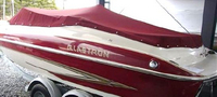 Glastron® GX 205 Cockpit-Cover-OEM-T1.6™ Factory Snap-On COCKPIT COVER with Adjustable Aluminum Support Pole(s) and reinforced Snap(s) for Pole alignment in Center of Cover on Larger Cockpit-Covers, OEM (Original Equipment Manufacturer)