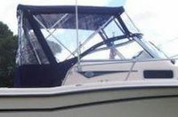 Photo of Grady White Adventure 208, 2006: Bimini Top, Front Visor, Side and Aft Curtains, viewed from Starboard Side 