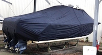 Photo of Grady White Canyon 366 20xx T-Top Boat-Cover, viewed from Starboard Rear 